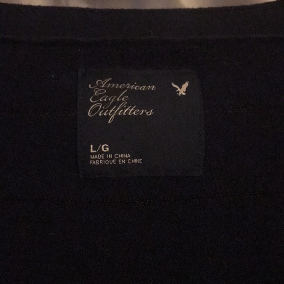 Classy Navy Button Down V-Neck Sparkle Sweater - Picture 2 of 8